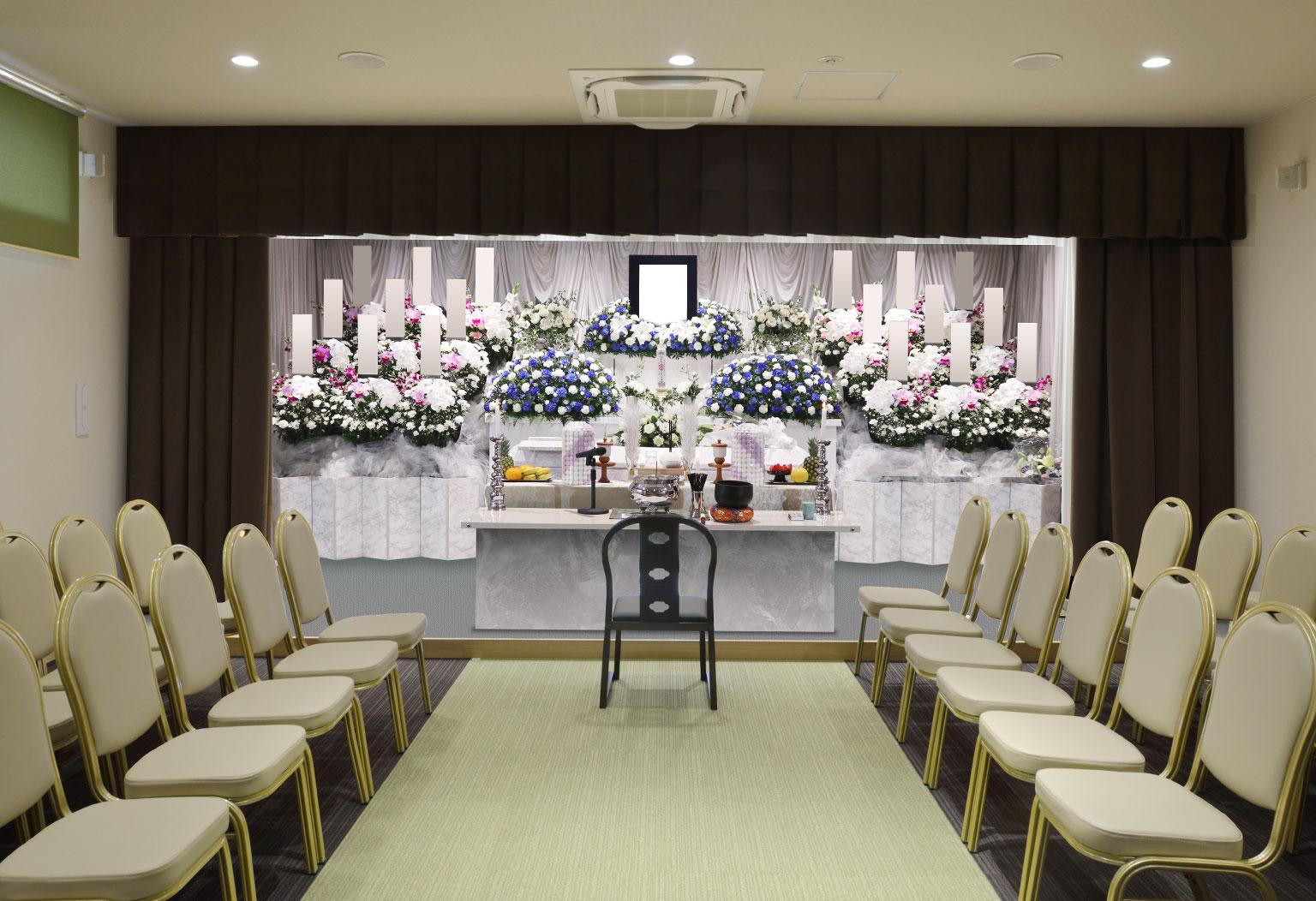 長坂式典センター本店 東村山の葬儀場 長坂式典センター本店の内観写真
