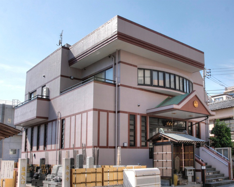 長安寺式場の外観