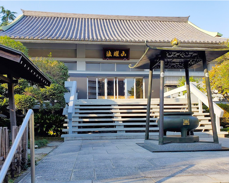 本立寺式場の外観