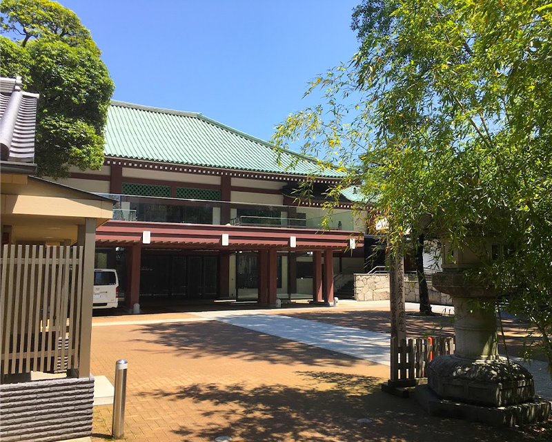 祥雲寺式場の外観