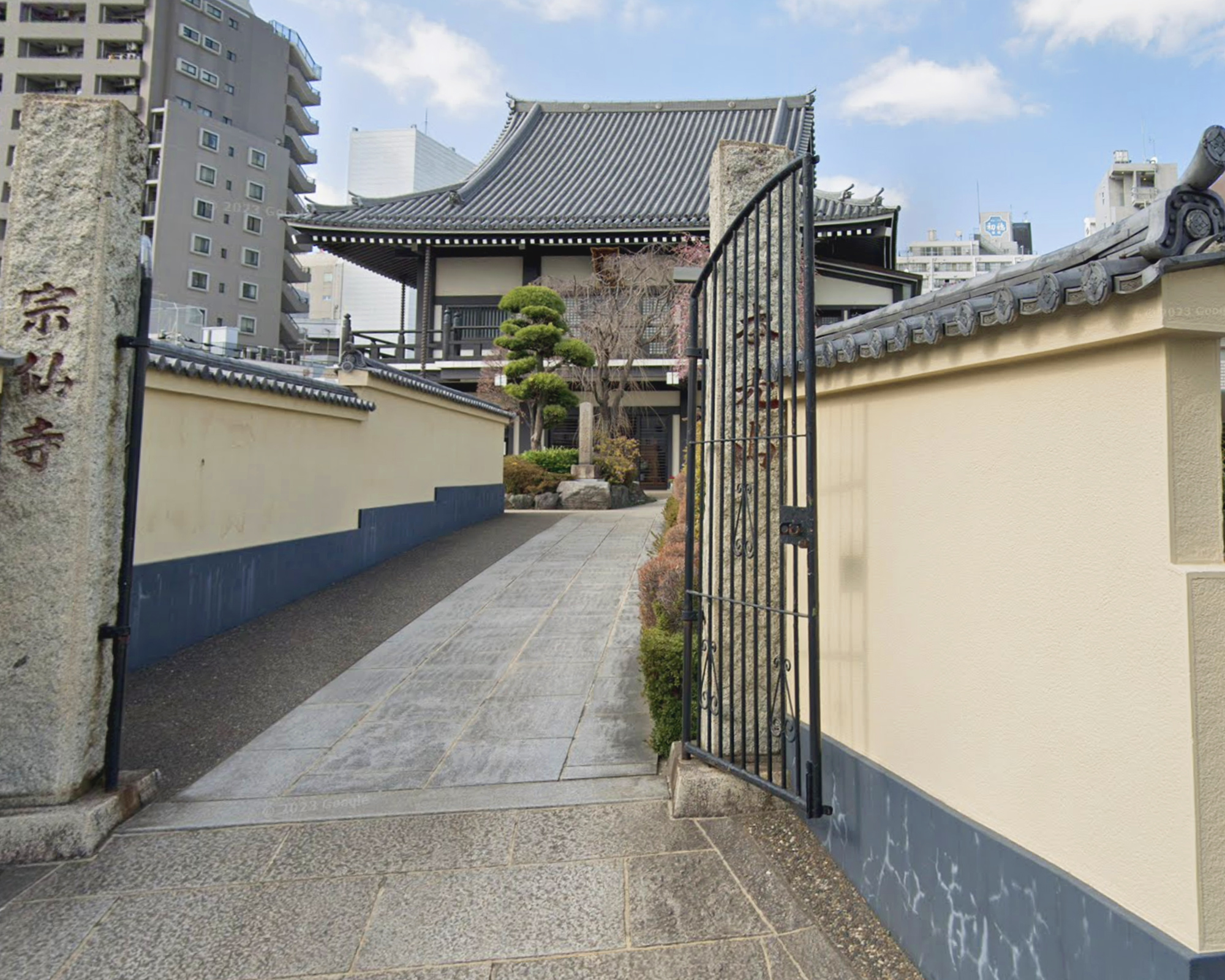 宗仙寺式場の外観