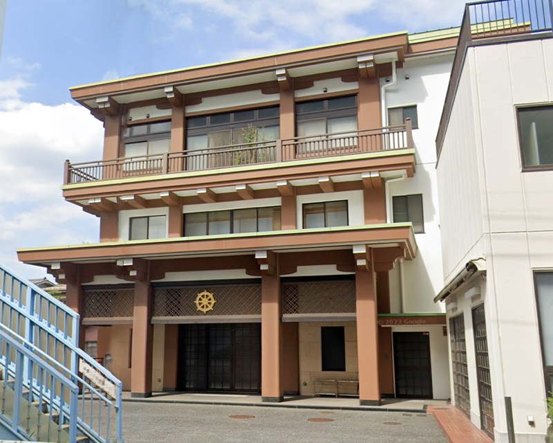 天徳院会館式場の外観